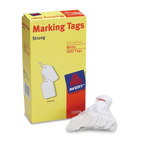 White Marking Tags - Medium-Weight for Efficient Record Keeping