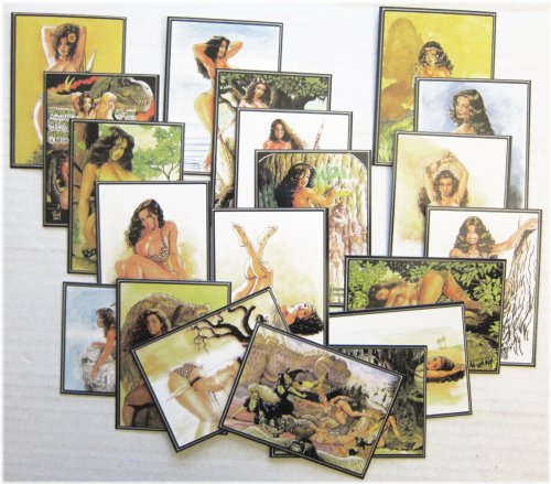 Primordial Portraits: A Limited Edition Card Set featuring Budd Root's Cave Woman Artwork