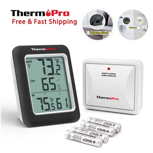 ClimateTrack Wireless Thermometer and Humidity Monitor