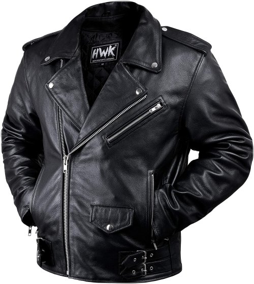 Black Leather Motorcycle Jacket