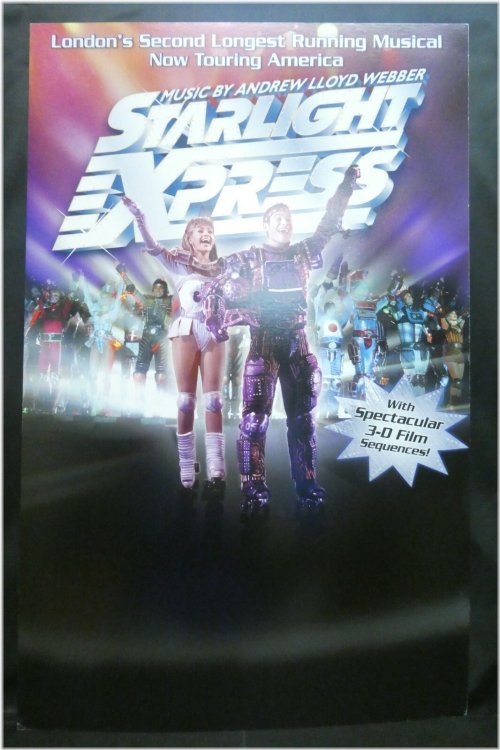 Starlight Express Broadway Window Card Poster