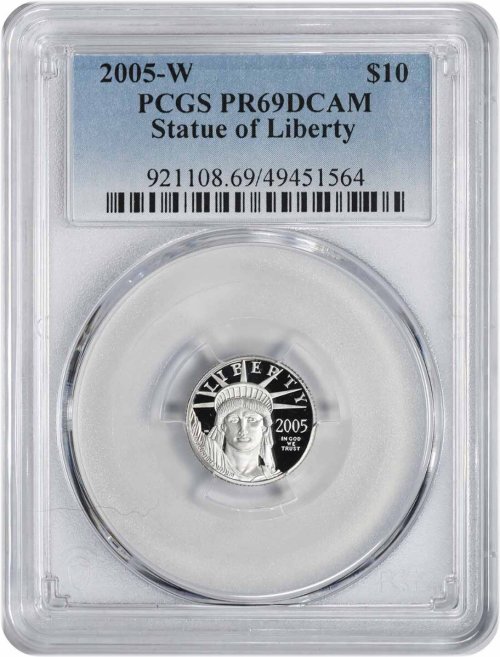 American Platinum Eagle PR69DCAM PCGS