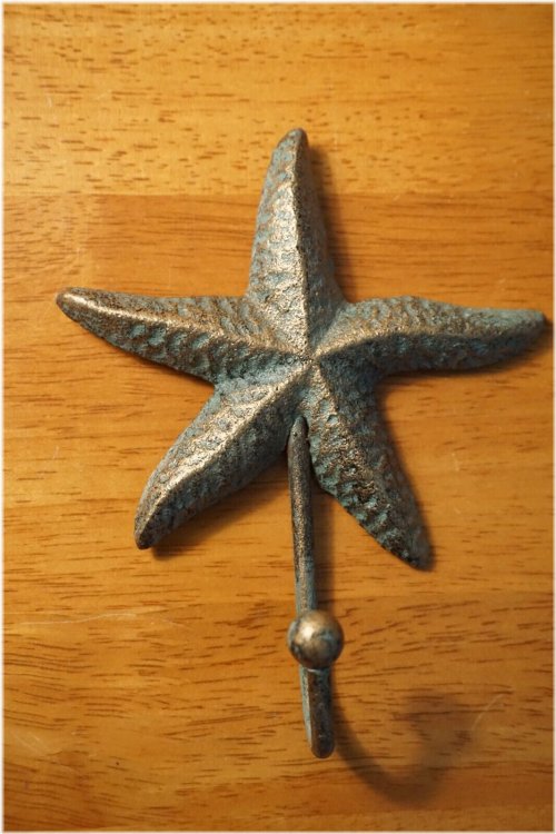 Starfish Nautical Towel Hook