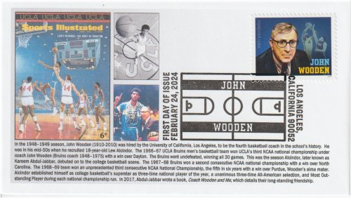 Bruins Basketball Legends Commemorative First Day Cover