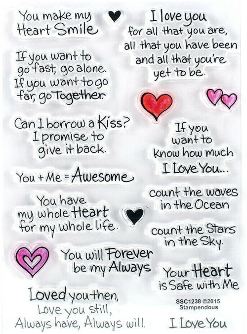 Everlasting Love Clear Stamp Set