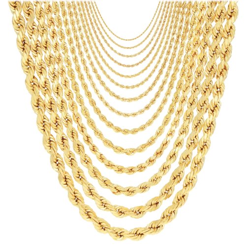 Golden Rope Chain Necklace