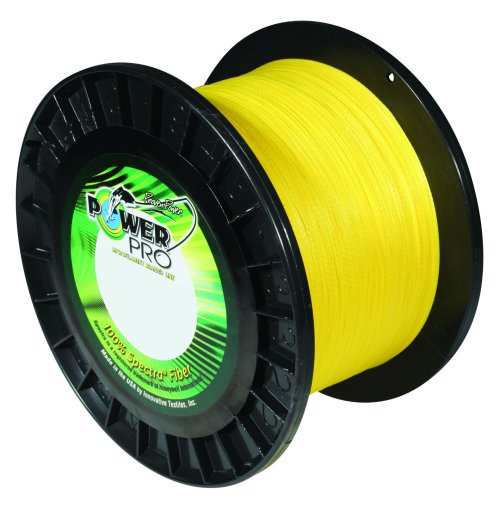 Hi-Vis Yellow Braided Line by Power Pro Spectra