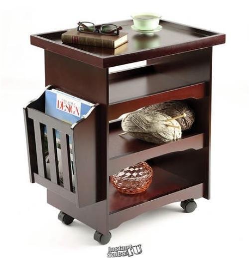 Versatile Rolling Wood Cart