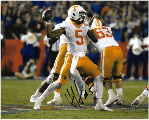 Tennessee Volunteers Quarterback Autographed Photo Print by Hendon Hooker