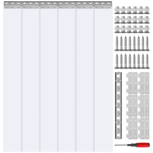 FrostGuard Clear Plastic Strip Curtain