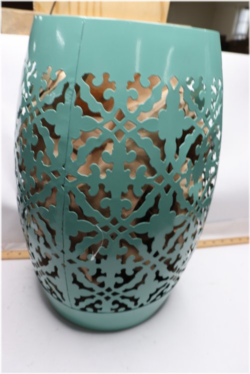 Ceramic Garden Stool - Robin's Egg Blue