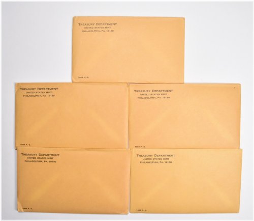 Vintage US Mint Proof Set Envelope