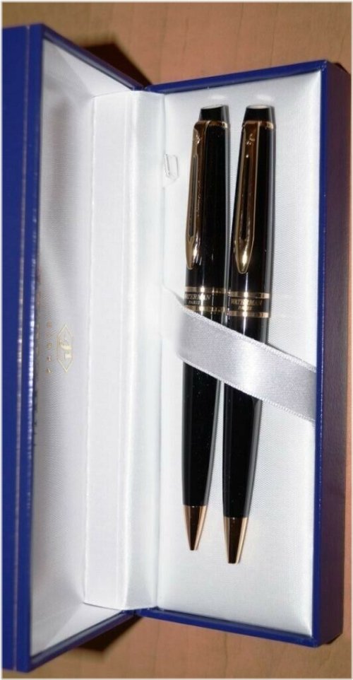Black & Gold Pen and Pencil Set