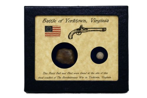 Revolutionary War Era Pistol Ball & Flint Set