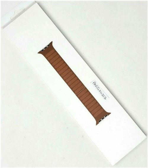 Saddle Brown Leather Link