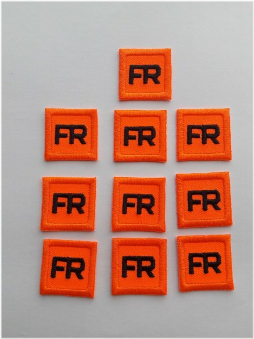 Fire Retardant Iron-On Patch Set