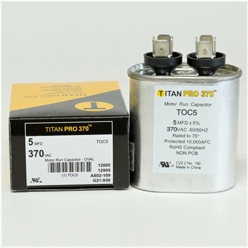 TitanPro TOC5 Oval Motor Run Capacitor