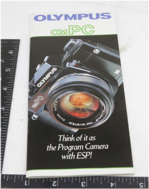 Olympus OM PC Camera Sale Brochure Rack Card Collection