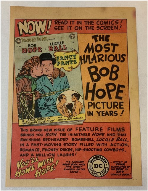 Golden Age Movie Ad Pages
