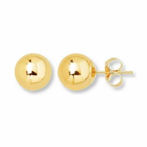 Golden Sphere Earrings