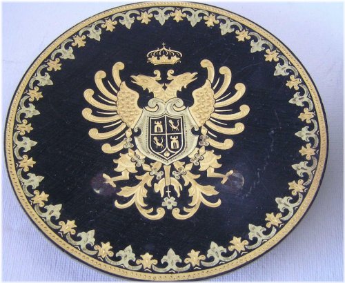 Golden German Empire Heritage Plate