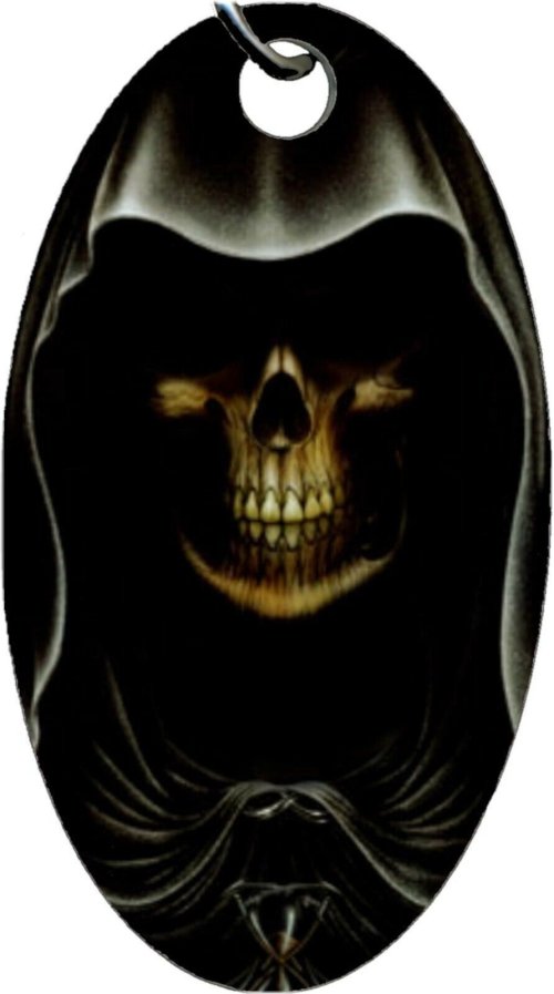 Ethereal Harvest Aluminum Oval Keychain