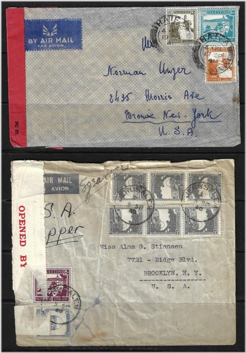 Palestine Censored War Time Covers Collection