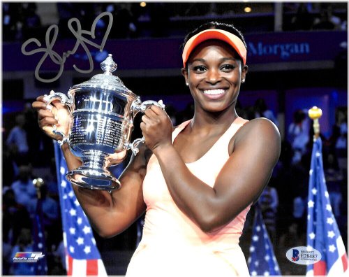 Sloane Stephens Signed U.S. Open 8x10 Photo - Beckett Certified