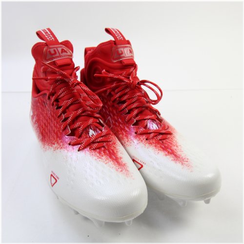 Red Lightning Football Cleats