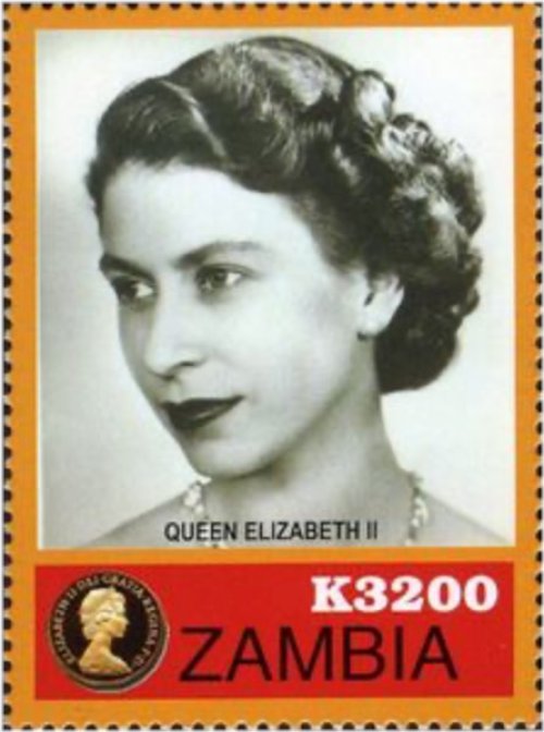 Zambian Royalty Commemorative Stamp