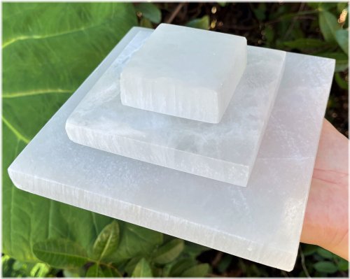 Selenite Square Charging Plate