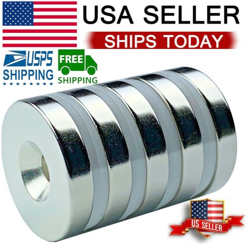 Neodymium Ring Magnets - Set of 5