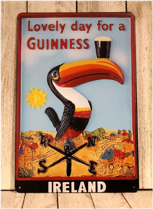 Toucan Vintage Metal Sign