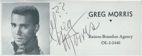 Greg Morris Sigory Cut with JSA Authentication