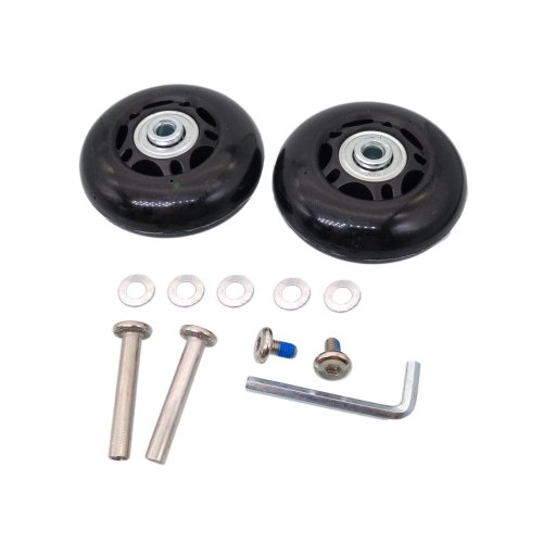 RollMaster Set: Easy Repair Luggage Wheels with Axles and Wrench