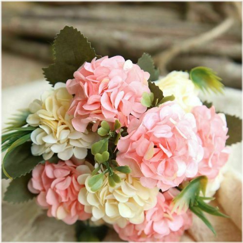 Hydrangea Silk Bouquet for Home Decoration and Celebrations