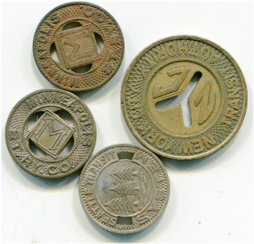 Vintage Transit Token Collection