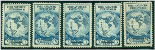 Byrd Antarctic Issue - Mint OG Stamps Set