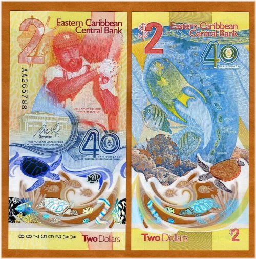 Commemorative Eastern East Caribbean Polymer Banknote
