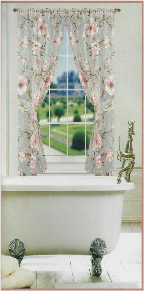 Blush Blossom Curtain Set