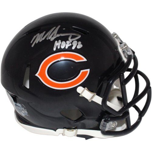 Mike Singletary Autographed Chicago Bears HOF Mini Helmet