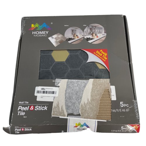 Brushed Black Aluminum Stainless Steel Mosaic Tiles