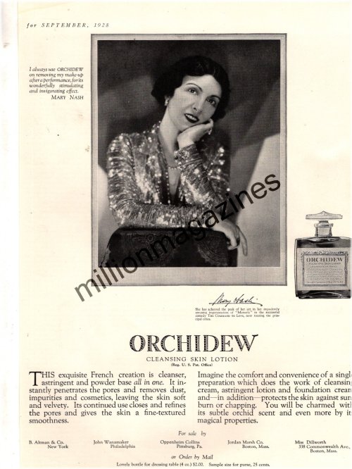 The Orchidew Chronicles: A Rare Glimpse into 1928 Theatre History
