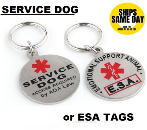 Freedom Tags for Service and Emotional Support Dogs