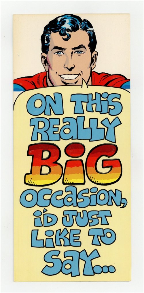 Vintage DC Comics Greeting Card from 1978