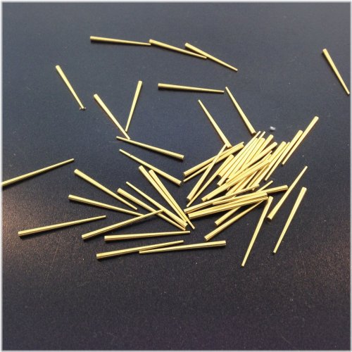 Brass Tapered Pins Set - Pack of 50