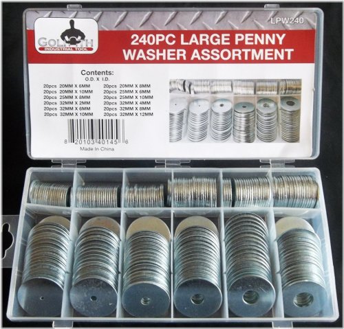 Goliath Industrial Penny Washers Assortment