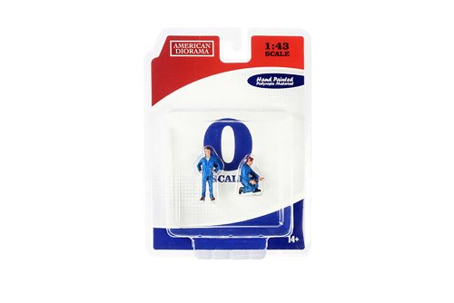 Miniature Garage Crew Set