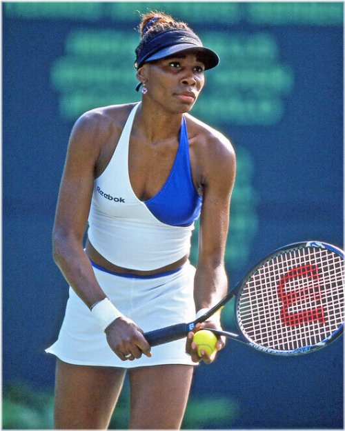 Glossy Venus Williams Tennis Memorabilia Print