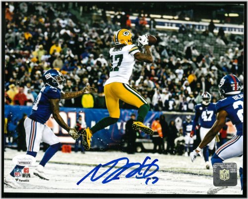 Gridiron Signature Series: Davante Adams 8x10 Photo - JSA Certified